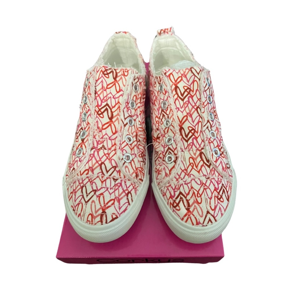 Corkys Babalu Hearts Sneakers size 7